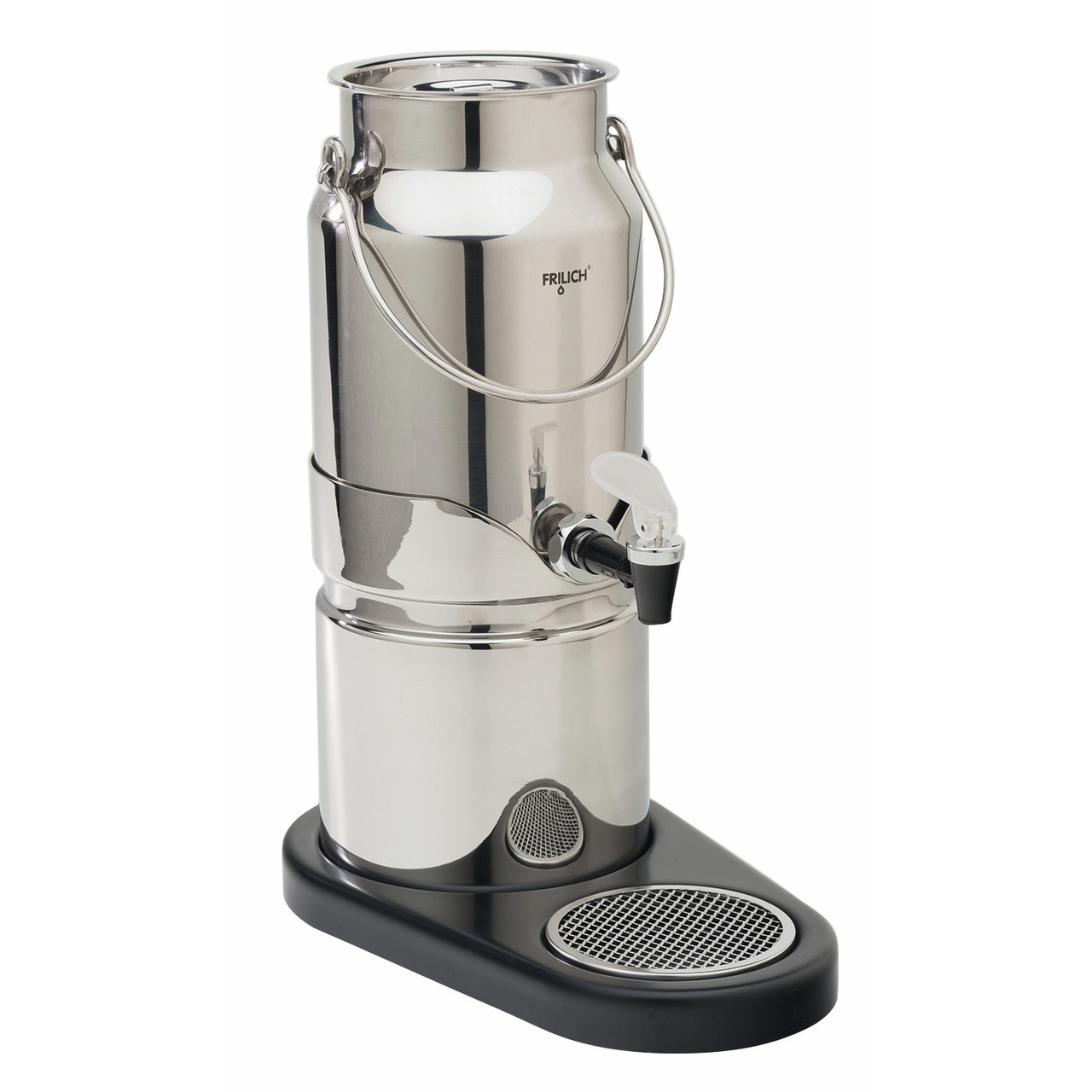 Milchkanne 3,00 l mit Deckel + Non-Drip-Hahn